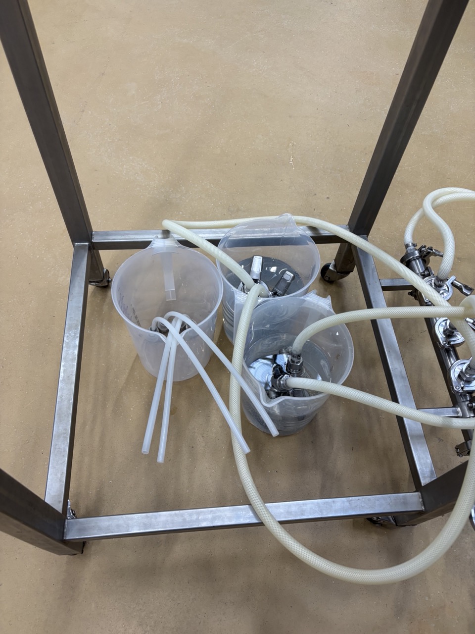 Couplers stored in PAA bath between uses